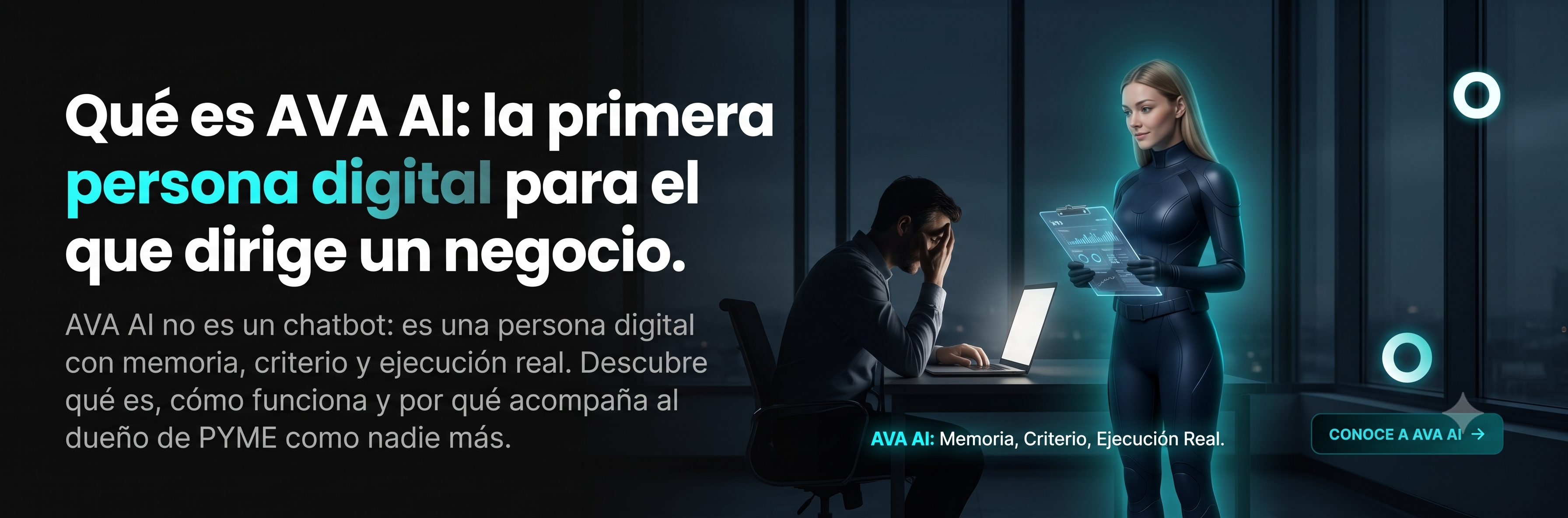 Qué es AVA AI: la primera persona digital para el que dirige un negocio